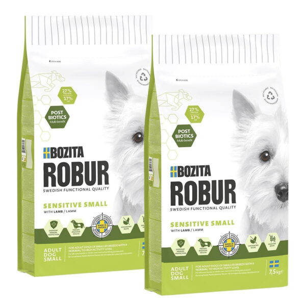 Bozita Robur Adult Small Breed Sensitive 2x7,5 kg