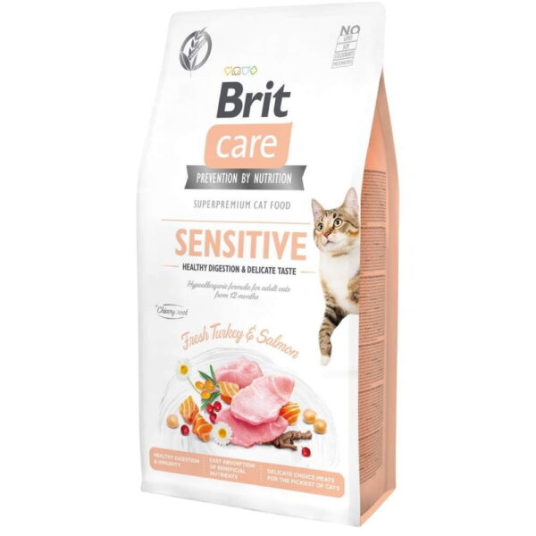 Brit Care Cat Grain-Free Sensitive Healthy Digestion & Delicate Taste