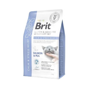 Brit Veterinary Diet Cat Grain Free Calm & Stress Relief Salmon & Pea