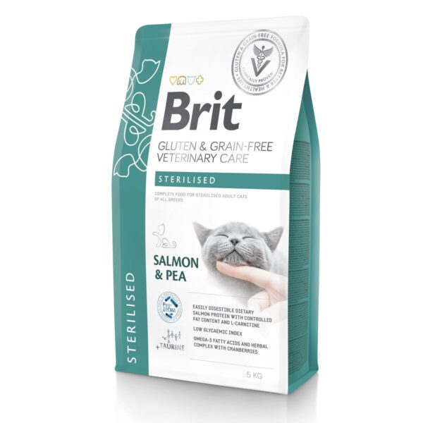 Brit Veterinary Diet Cat Grain Free Sterilised Salmon & Pea