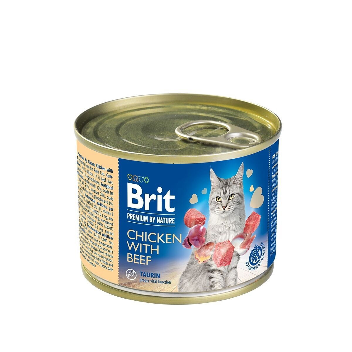 Brit Premium by Nature Cat Kana & Nauta 200 g
