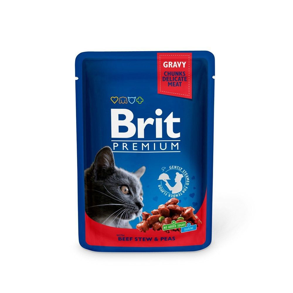 Brit Premium lihapata & herne, 100g