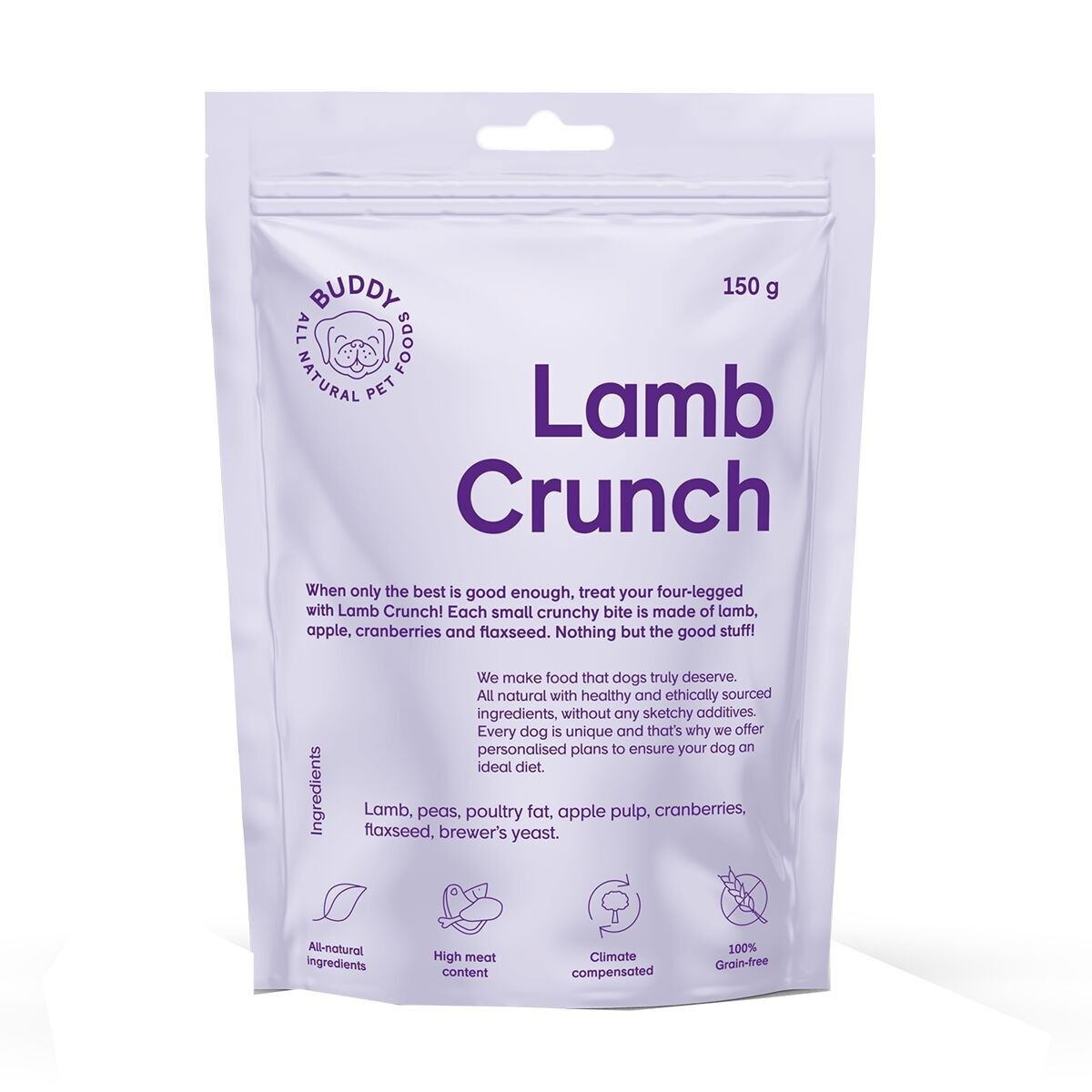 Buddy Lammasherkku koiralle 150g