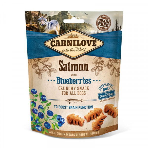 Carnilove Crunchy Snack lohi & mustikka