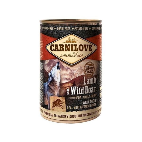Carnilove Wild Meat lammas & villisika 400g