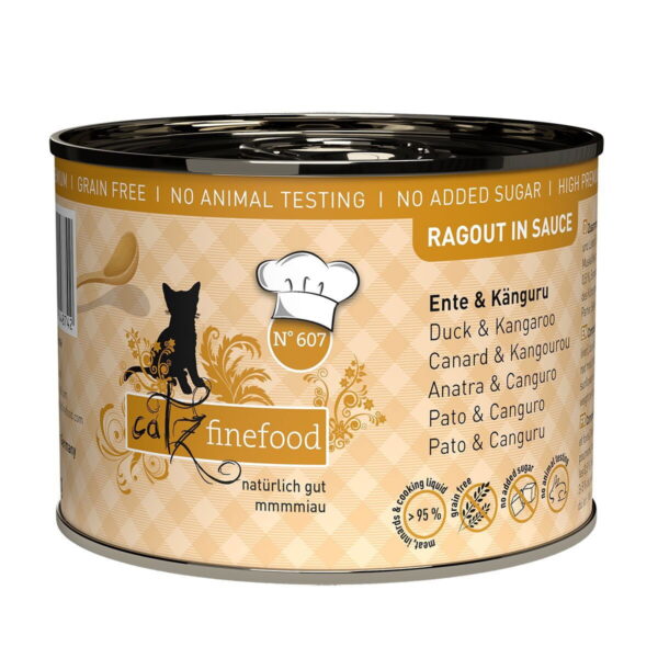 Catz finefood Ragout N°607 ankka & kenguru 190 g