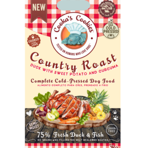 Cooka’s Cookies Country Roast – Kylmäpuristettu Täysravinto Ankka & Kala 3kg