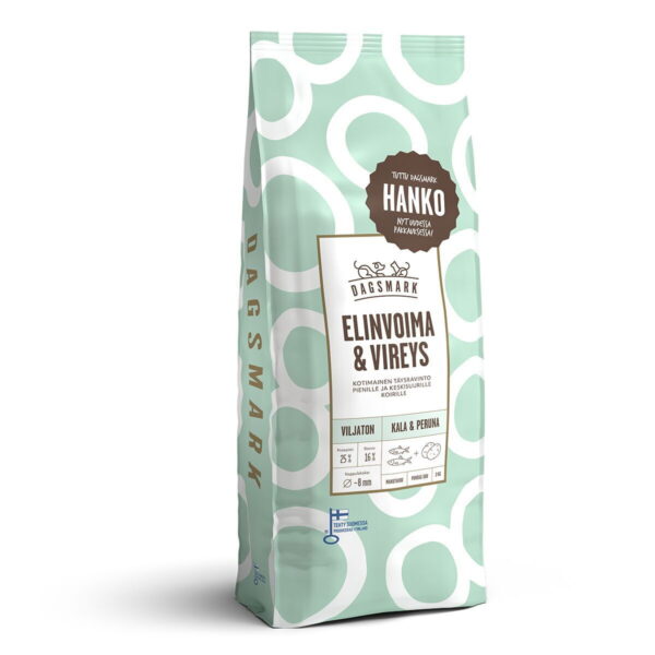 Dagsmark Elinvoima & Vireys viljaton kala-peruna 2 kg