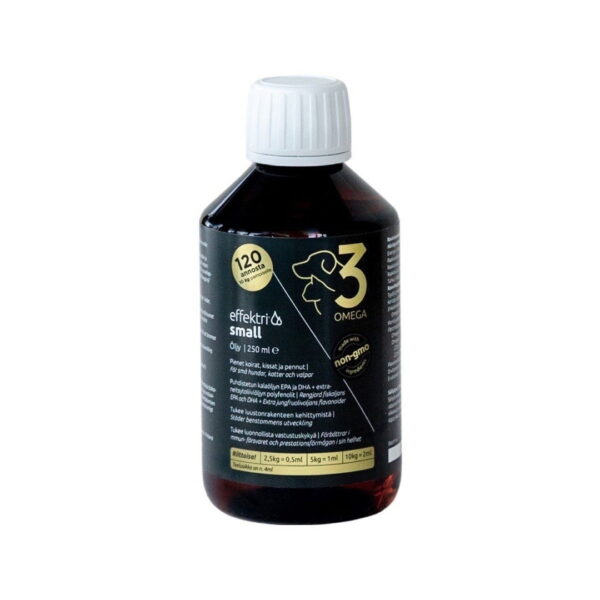 Effektri omega-3-öljy koiralle ja kissalle