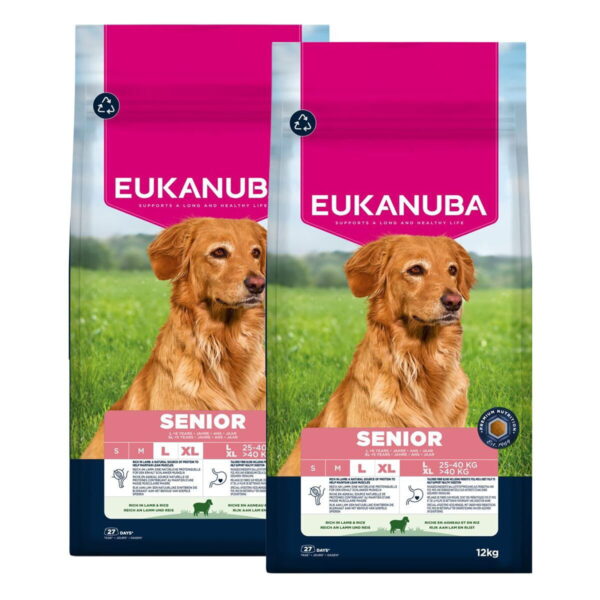 Eukanuba Senior LB Lamb&Rice 2 x 12kg