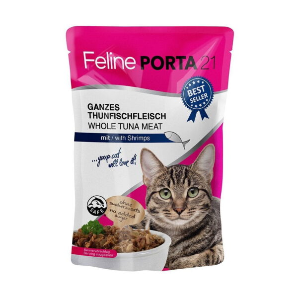 Feline Porta 21 Tonnikala & Katkarapu, 100 g
