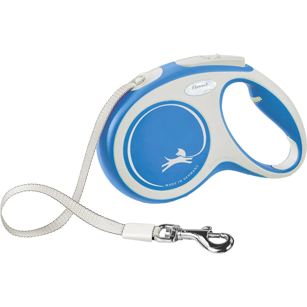 Flexi New Comfort Tape M, 5 m / max. 25 kg, Sininen