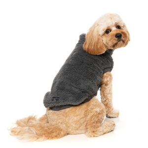 Koiran paita FuzzYard Turtle Teddy, hiili