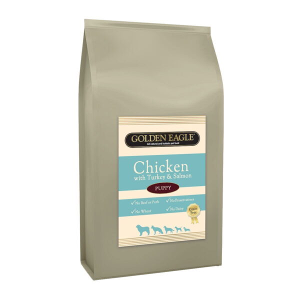 Golden Eagle Grainfree Puppy Chicken,Turkey&Salmon
