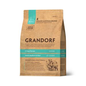GRANDORF Adult Medium & Maxi, 4 Lihaa, 1 kg