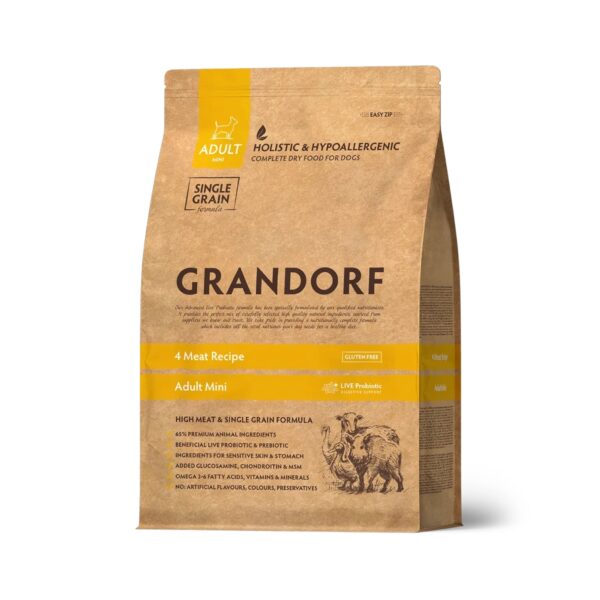 GRANDORF Adult Mini, 4 Lihaa, 1 kg