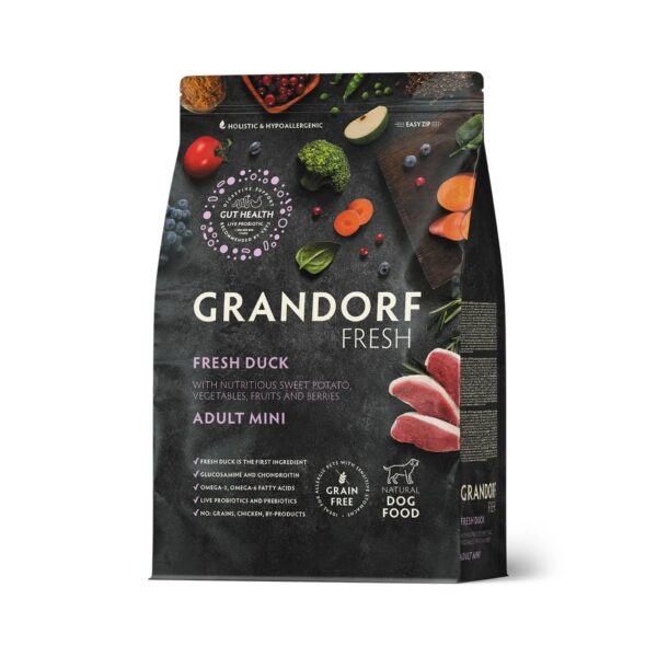 GRANDORF FRESH Adult Mini, Ankka, 3 kg