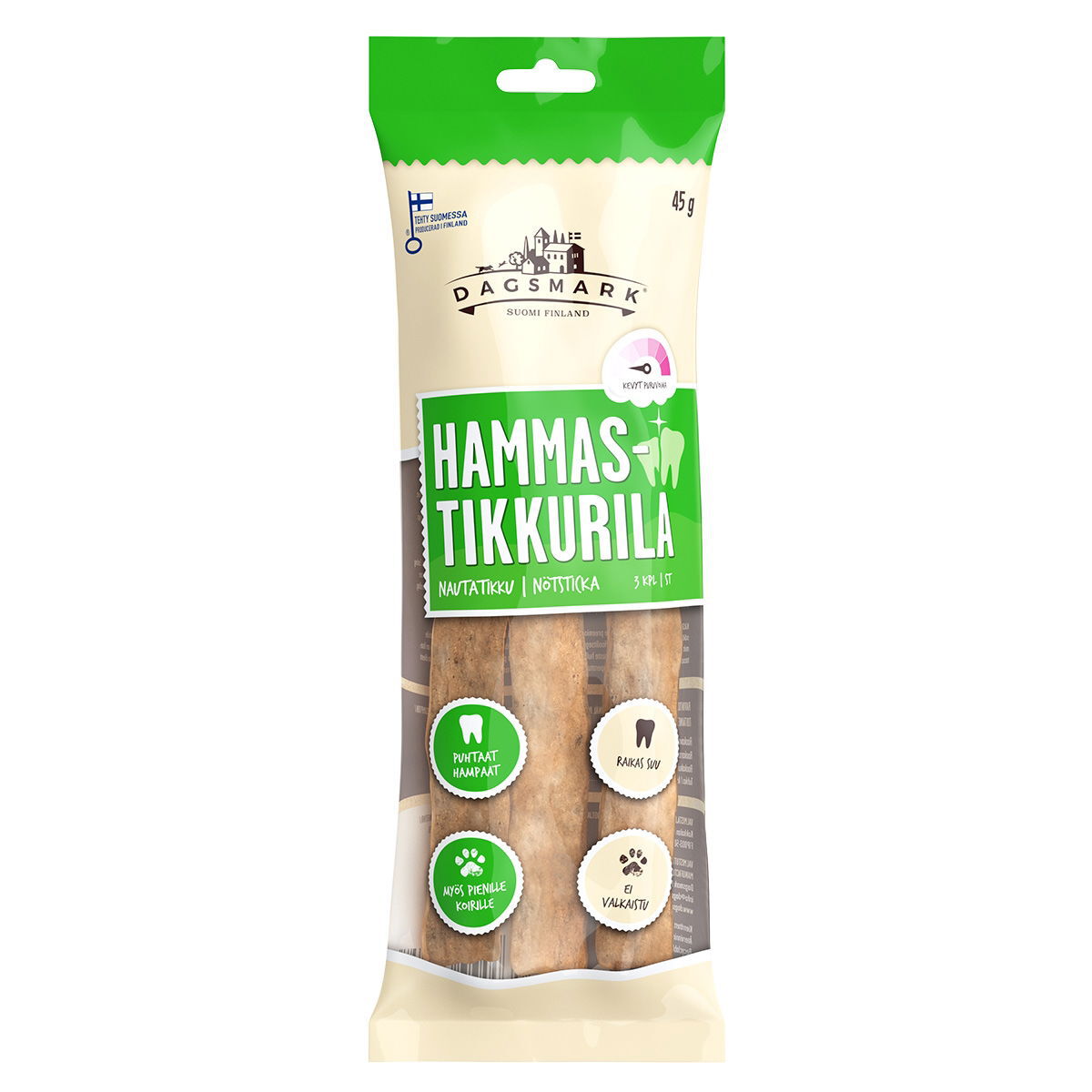 Dagsmark Dentaltikku Nauta 45g