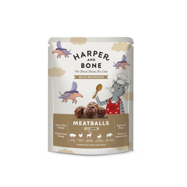 Harper & Bone Cat Pouch Adult Wild Mountain 85 g