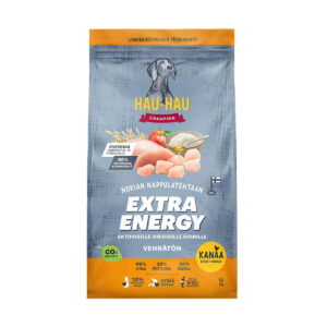 Hau-Hau Champion Extra Energia Kana, riisi ja kaura 12kg