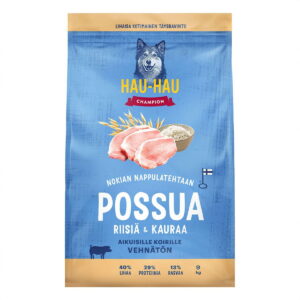 Hau-Hau Champion Possua, Riisiä ja Kauraa 9 kg