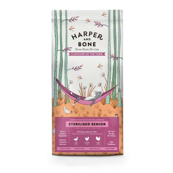 Harper & Bone Cat Senior Sterilised Flavours Farm 5 kg
