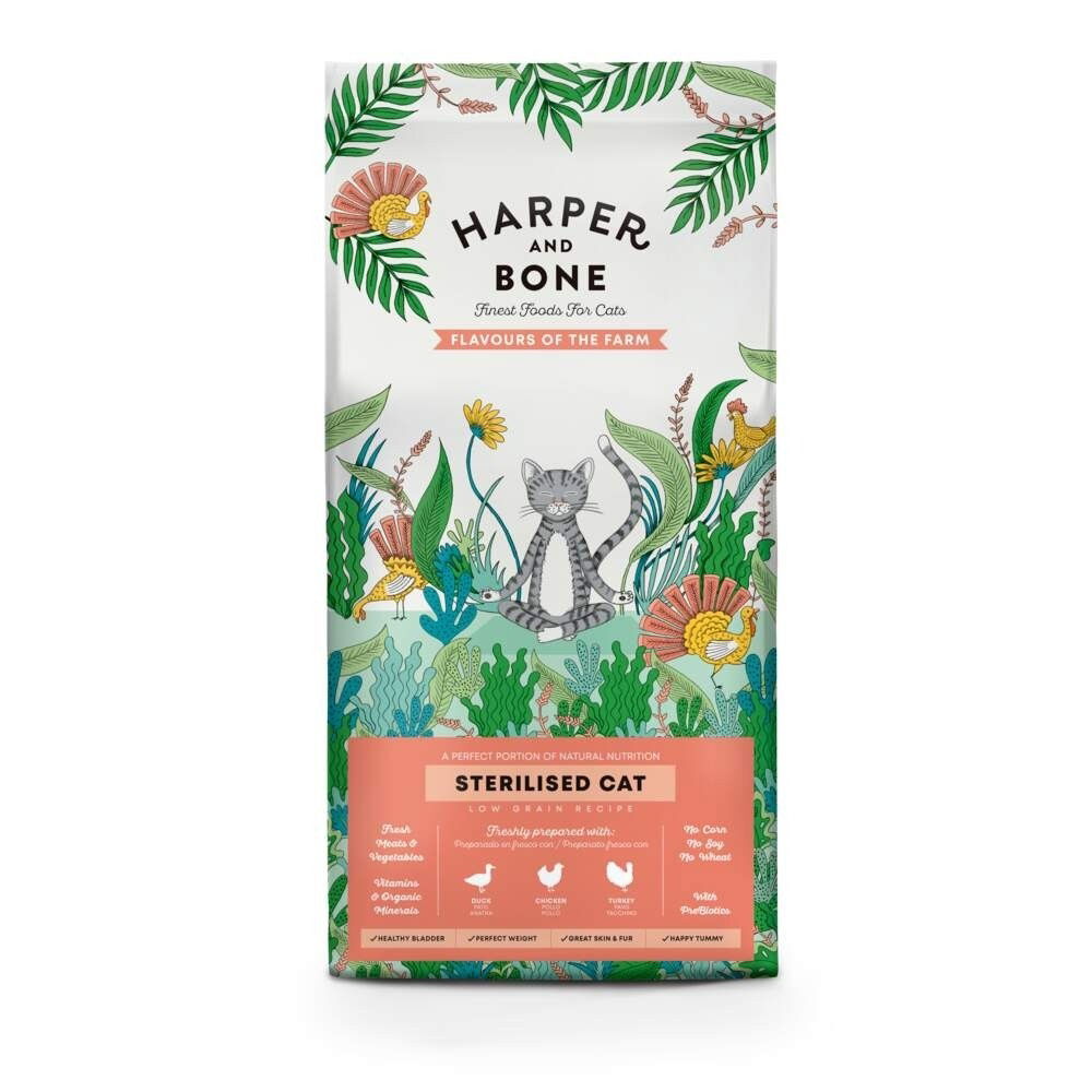 Harper & Bone Cat Sterilised Flavours Farm