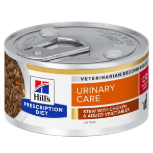 Hill's Diet Cat c/d Urinary Stress Stew Chicken&Vegetables 82g