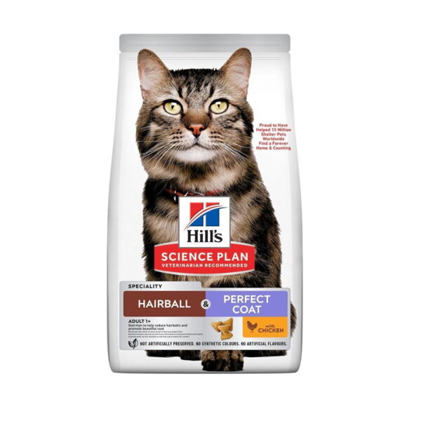 Hill's SP Feline Adult Hairball & Perfect Coat Chicken