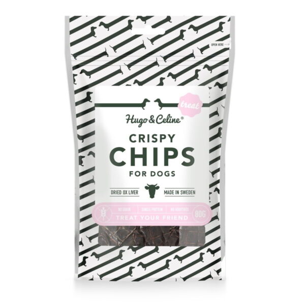 Hugo&Celine Crispy Chips maksakeksit 80g
