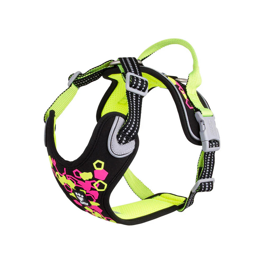 Hurtta Weekend Warrior Valjas II - Neon Musta, 65-80