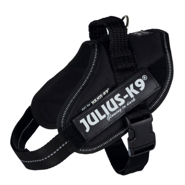 Julius-K9 IDC Power koiran valjaat, musta