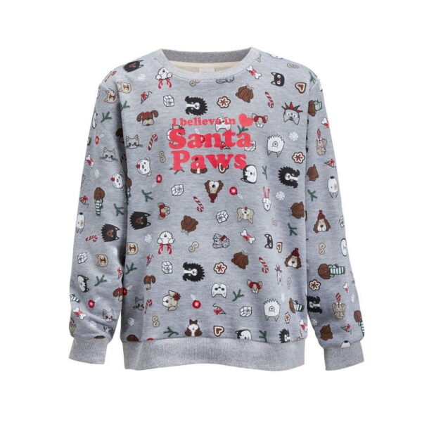 Joulupaita lapsille Little&Bigger Xmas harmaa