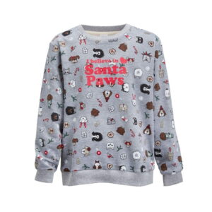 Joulupaita lapsille Little&Bigger Xmas harmaa