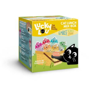 Lucky Lou Mouse Cat Lunch 6 kpl Mix-Box