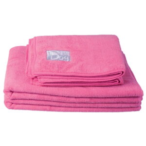 Mikrokuitupyyhe Ideal Dog 2 kpl, pinkki