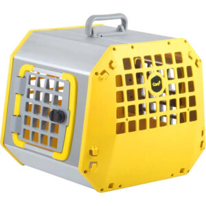 MIM Care2 Koiranhäkki - Large 44x41x48 cm, Keltainen