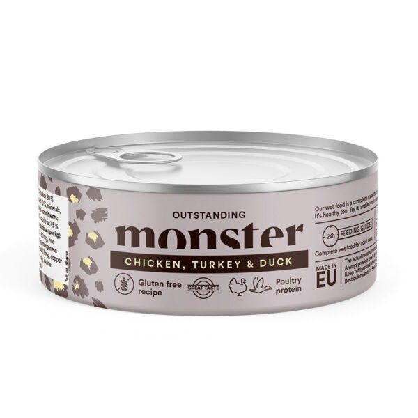 Monster Cat Kana&Kalkkuna&Ankka 100 g