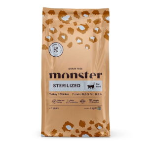Monster Cat Grain Free Sterilized Kalkkuna & Kana