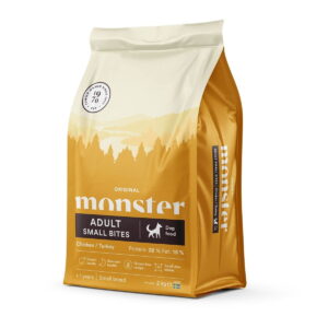 Monster Dog Adult Small kana & kalkkuna