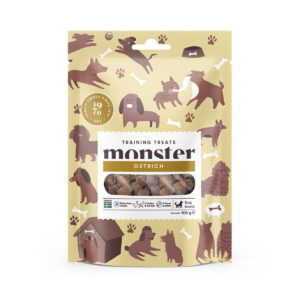 Monster Dog Training Treats kana & strutsi 100g