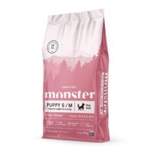 Monster Puppy Small Grain Free Kalkkuna&Kana