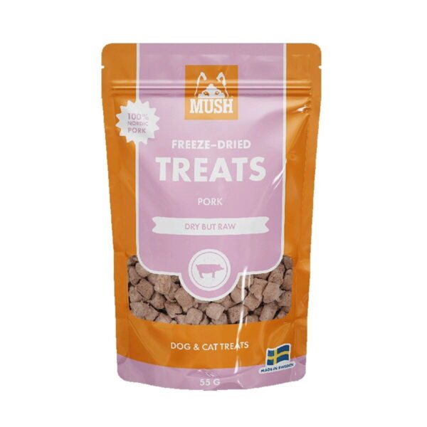 MUSH Freeze-Dried Possu 55g herkku koiralle