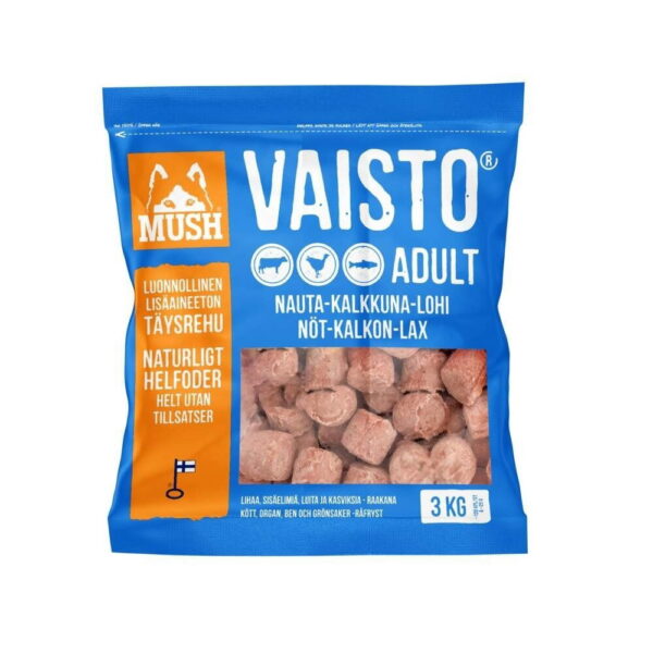 MUSH Vaisto® Sininen nauta-kalkkuna-lohi