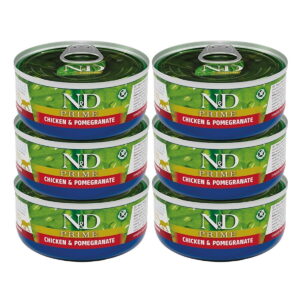 Farmina N&D Cat Prime Chicken & Pomegranate 6x70g