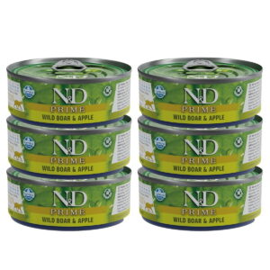 Farmina N&D Cat Prime Wild Boar & Apple 6 x 70 g