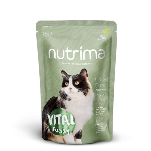 Nutrima Cat Vital Fussy märkäruoka 85g