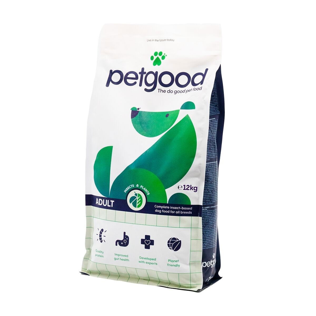 Petgood hyönteispohjainen premiumruoka aikuiselle koiralle