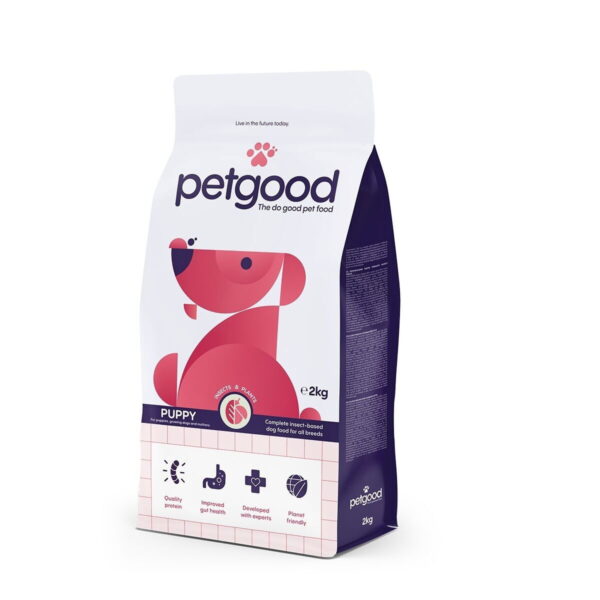 Petgood hyönteispohjainen premiumruoka pennulle