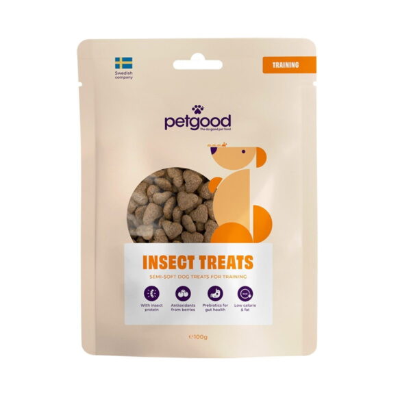 Petgood hyönteispohjainen treeniherkku